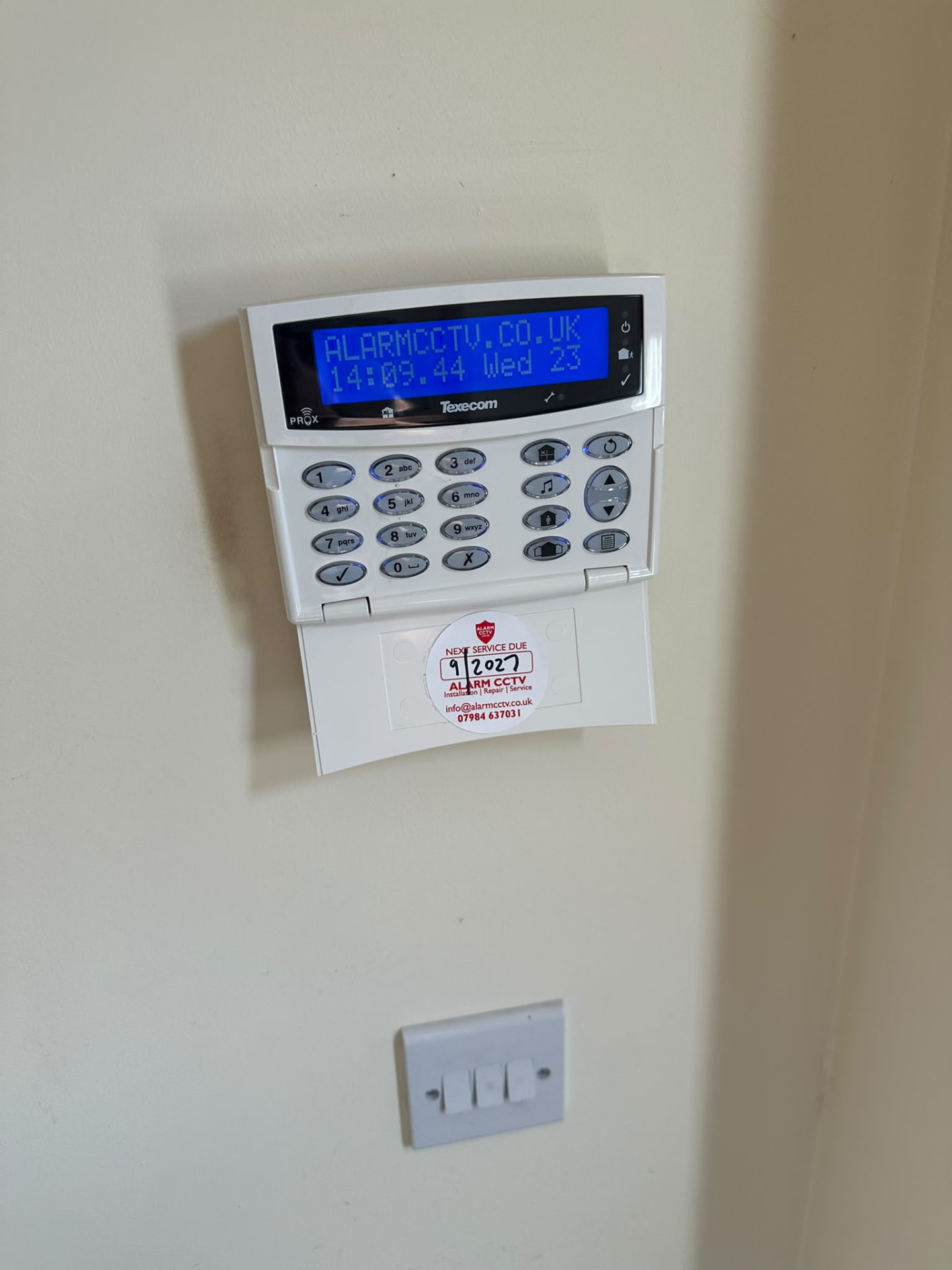 AlarmCCTV engineer install photo 136 — real intruder alarm, CCTV or access-control job completed at a customer property in the North West