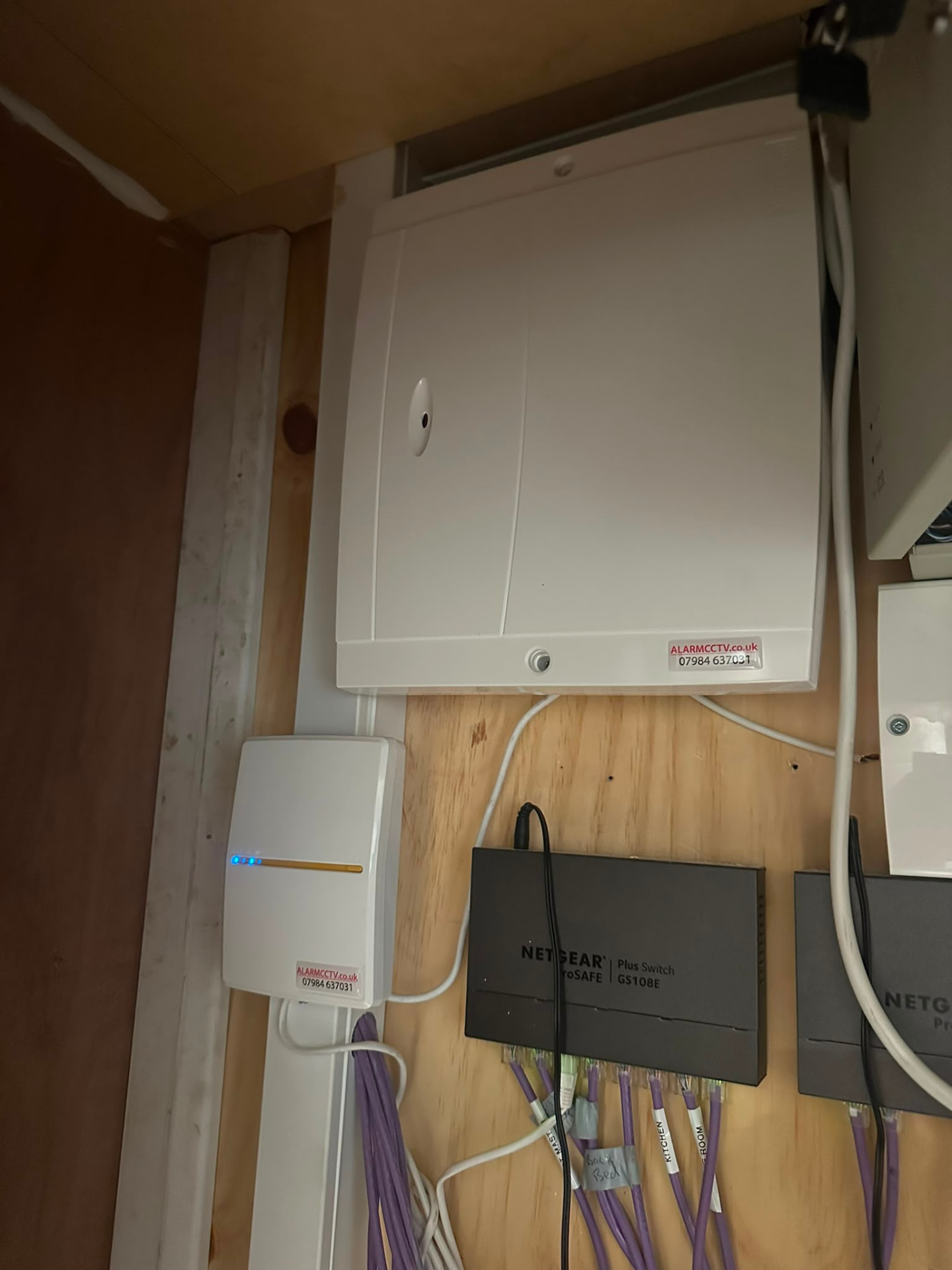 AlarmCCTV engineer install photo 63 — real intruder alarm, CCTV or access-control job completed at a customer property in the North West
