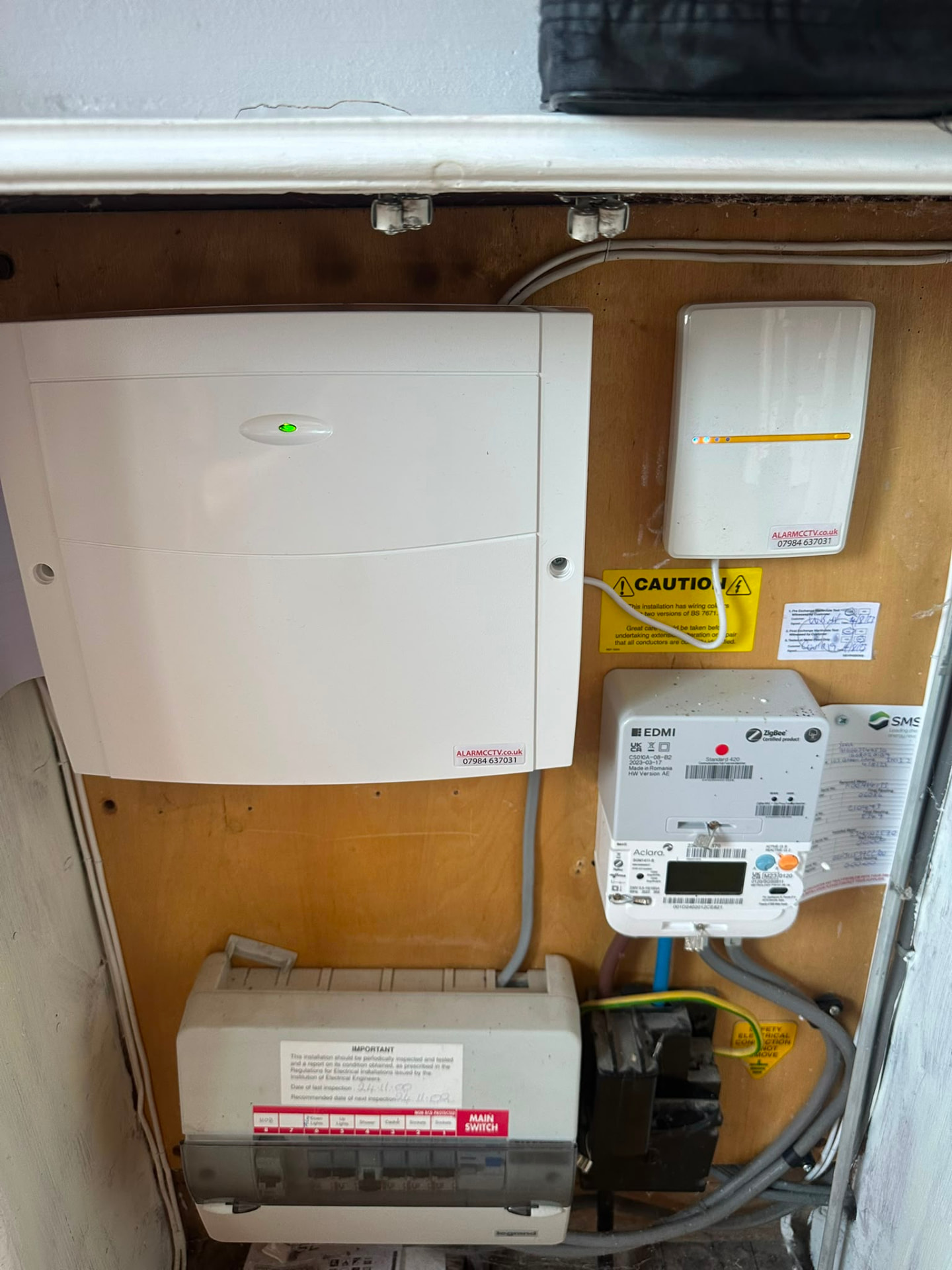 AlarmCCTV engineer install photo 68 — real intruder alarm, CCTV or access-control job completed at a customer property in the North West